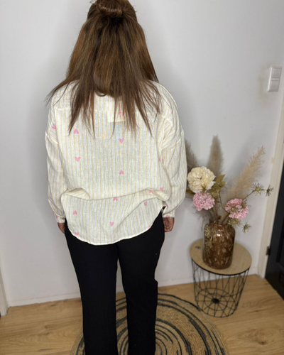 De “Sweet Stripes” Blouse