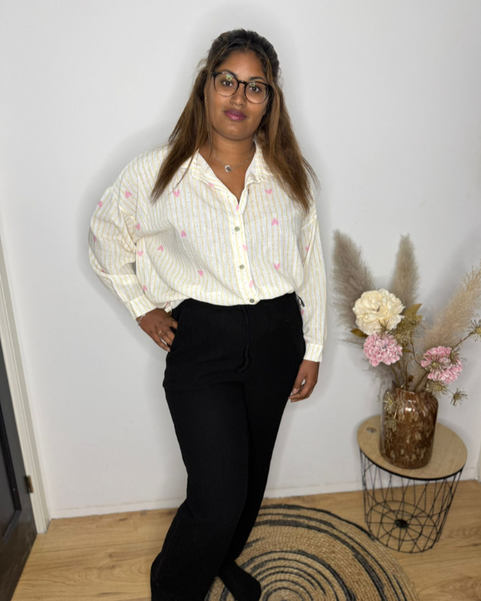 De “Sweet Stripes” Blouse